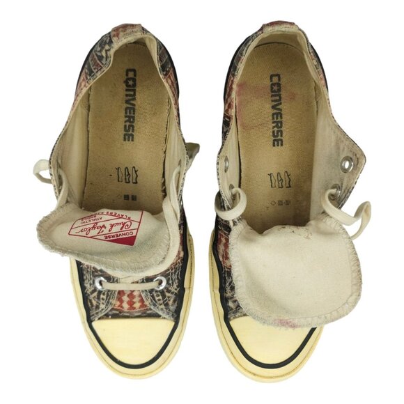 Converse Sneakers Chuck Taylor All Star Unisex Womens 7.5 Mens 5.5 Aztec Print - Picture 7 of 12